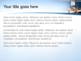 Training Room Blue PowerPoint Template text slide design